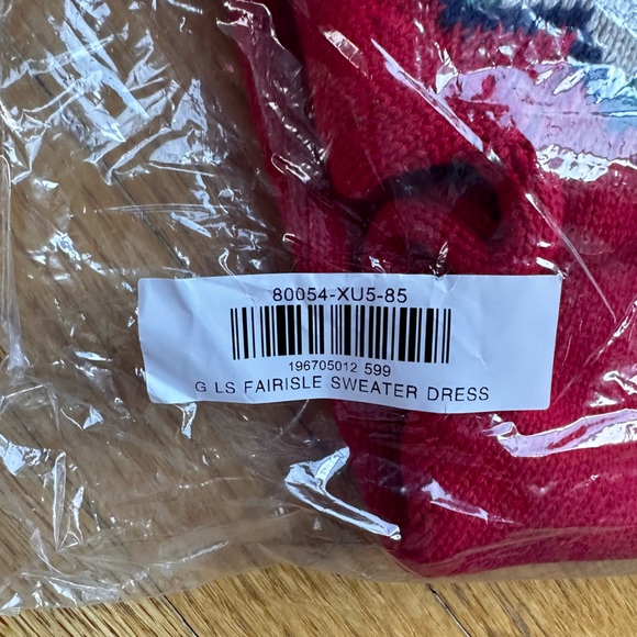 Hanna Andersson Faire Isle Sweater Dress. - Picture 3 of 3